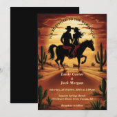 サボテン結婚ズ 招待状 (正面/裏面)