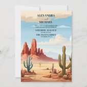 サボテン結婚ズ 招待状 (正面)