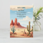 サボテン結婚ズ 招待状 (スタンド正面)