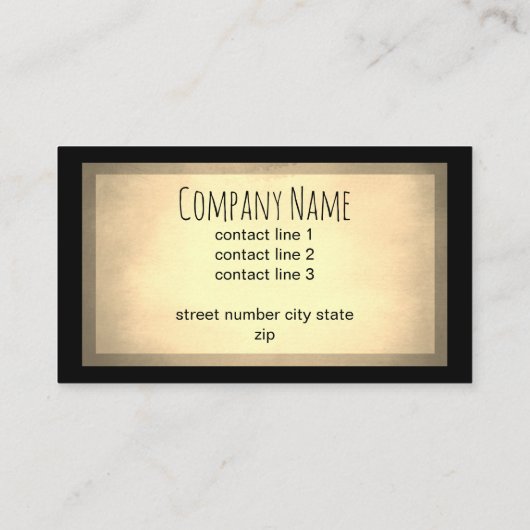 サボテン自然植物セピア両面カスタム植物 名刺 (裏面)