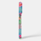 サボテン花イニシャル水彩アート砂漠 Case-Mate iPhoneケース (裏面 / 右)