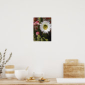 サボテン花ポスター ポスター (キッチン)