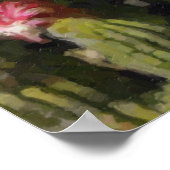 サボテン花ポスター ポスター (角)