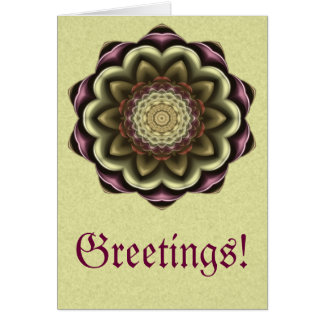 サボテン花万華鏡のように千変万化するパターン曼荼羅