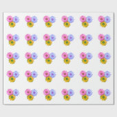 サボテン花 ラッピングペーパー (フラット)