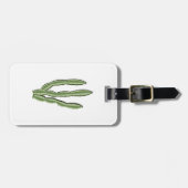 サボテン荷物タグ ラゲッジタグ (正面横)