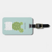 サボテン荷物タグ ラゲッジタグ (正面横)