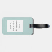 サボテン荷物タグ ラゲッジタグ (裏面横)