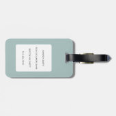 サボテン荷物タグ ラゲッジタグ (裏面横)