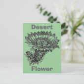 サボテン葉書 ポストカード (スタンド正面)