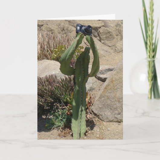サボテン観光客 – カード (正面)