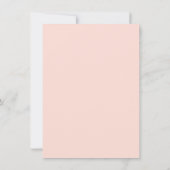 サボテン金ゴールド書のベビーシャワーサンキューカード 招待状 (裏面)