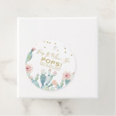 サボテン金ゴールド書道赤ちゃんポップ・アートのシャワーそれが好き フェイバータグ (インサイチュ)