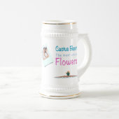 サボテン開花最もユニーク多い花 ビールジョッキ (正面右)