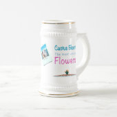 サボテン開花最もユニーク多い花 ビールジョッキ (正面右)