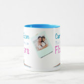 サボテン開花最もユニーク多い花 マグカップ (中央)