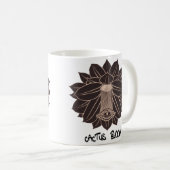 サボテン開花 コーヒーマグカップ (正面右)