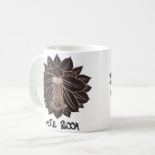 サボテン開花 コーヒーマグカップ (正面左)