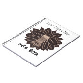 サボテン開花（パーソナライズ） ノートブック (左側)