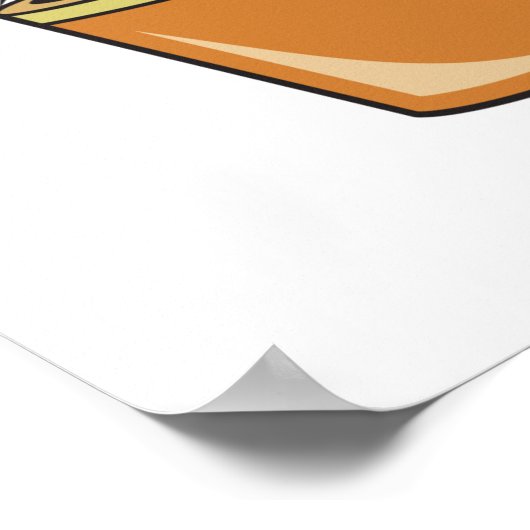 サボテン顔 ポスター (角)