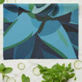 サボテン類の多肉類 キッチンタオル (折り畳み)