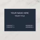 サボテン類の多肉類 名刺 (裏面)