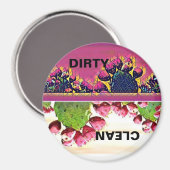 サボテン食洗機 マグネット (正面/裏面)