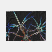 サボテン1フクナ フリースブランケット (正面(横))