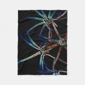 サボテン1フクナ フリースブランケット (正面)