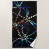 サボテン1 btcna ビーチタオル (正面)