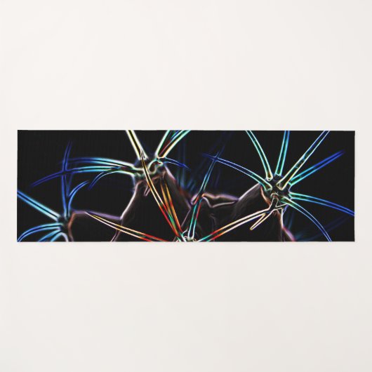 サボテン1ymcna ヨガマット (正面(横))