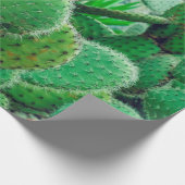 サボテン，とげのあるナシサボテン，サボテンのつる，閉じる  ラッピングペーパー (角)