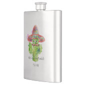 サボテン アート ヒゲ ハット フィエスタ オリジナル アリゾナ テキスト ファン フラスク (左)