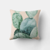 サボテン・オン・コーラル クッション (裏面)