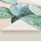 サボテン・オン・コーラル シェルパブランケット (3/4)