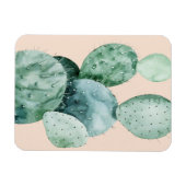 サボテン・オン・コーラル マグネット (横)