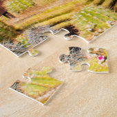 サボテン・ガーデン・ユタ。クリスマス・グリーティング ジグソーパズル (側面)