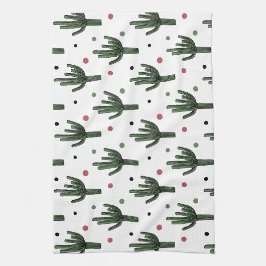 サボテン キッチンタオル (縦)