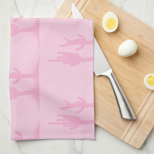 サボテン キッチンタオル (四つ折り)