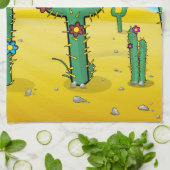 サボテン キッチンタオル (折り畳み)