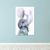 サボテン キャンバスプリント (インサイチュ (ウッドフロア))