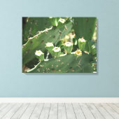 サボテン キャンバスプリント (インサイチュ (ウッドフロア))