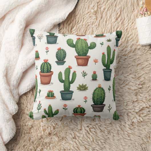 サボテン クッション (ブランケット)
