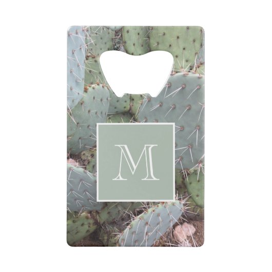 サボテン クレジットカード栓抜き (正面)