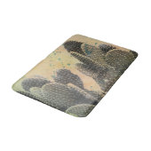 サボテン |グリーン（ばちゃばちゃ）跳ねる バスマット (アングル)