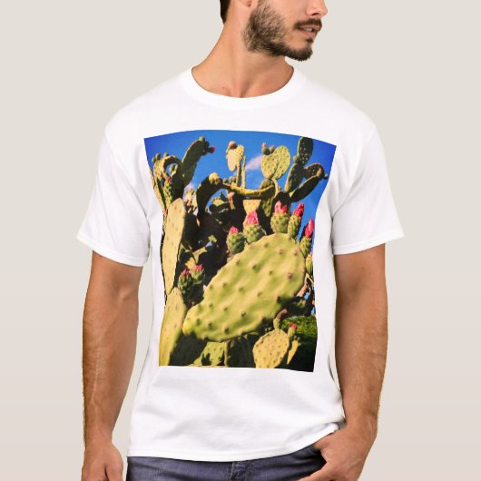 サボテン サボテンの植物 Tシャツ (正面)