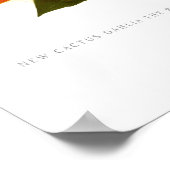 サボテン・ダリア ポスター (角)