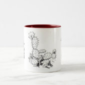 サボテン ツートーンマグカップ (中央)