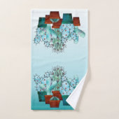 サボテン バスタオルセット (ハンドタオル)