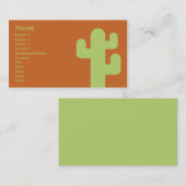 サボテン-ビジネス 名刺 (正面/裏面)